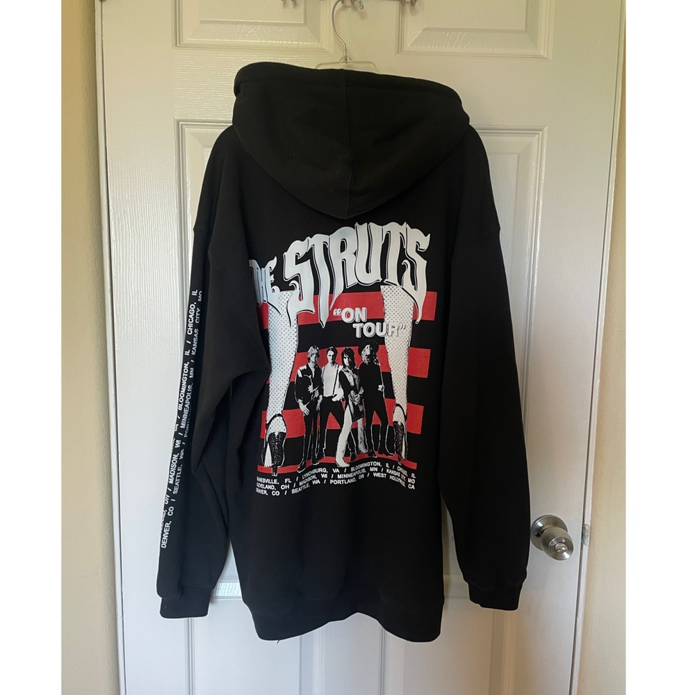 The Struts band merch tour cities hoodie